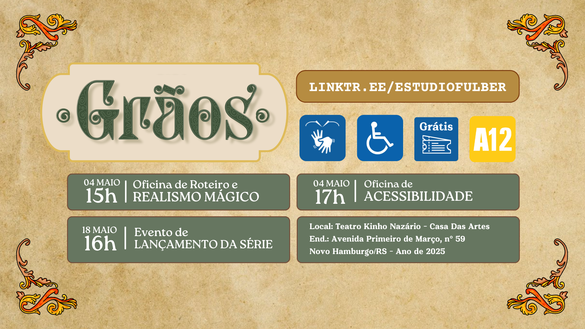 Graos Datas
